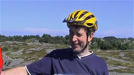 Michael at the Alexander Kielland Memorial, Knervik